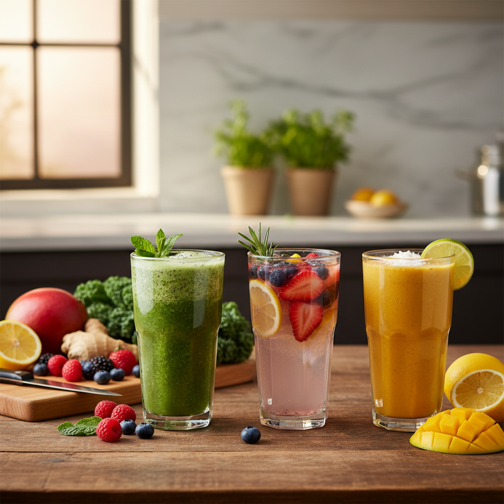 Detox Suları ve Smoothie Tarifleri: Sağlıklı İçecek Rehberi