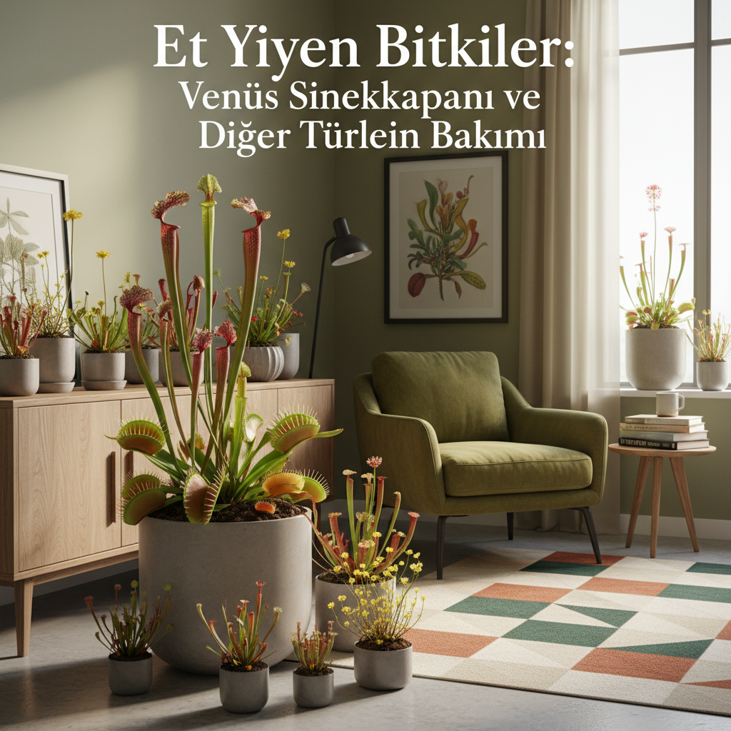 Et Yiyen Bitkiler: Venüs Sinekkapanı ve Diğer Türlerin Bakımı