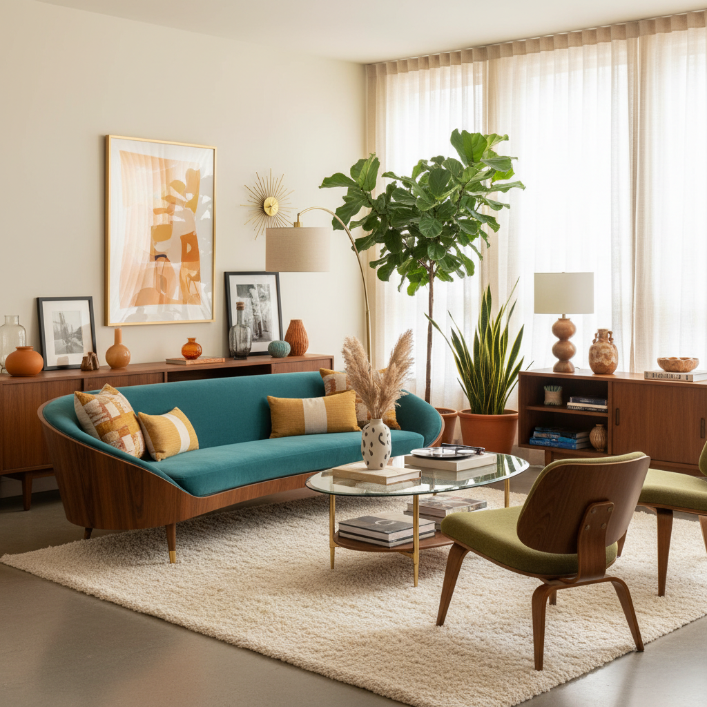 Mid-Century Modern Stil: Retro Şıklığın Püf Noktaları