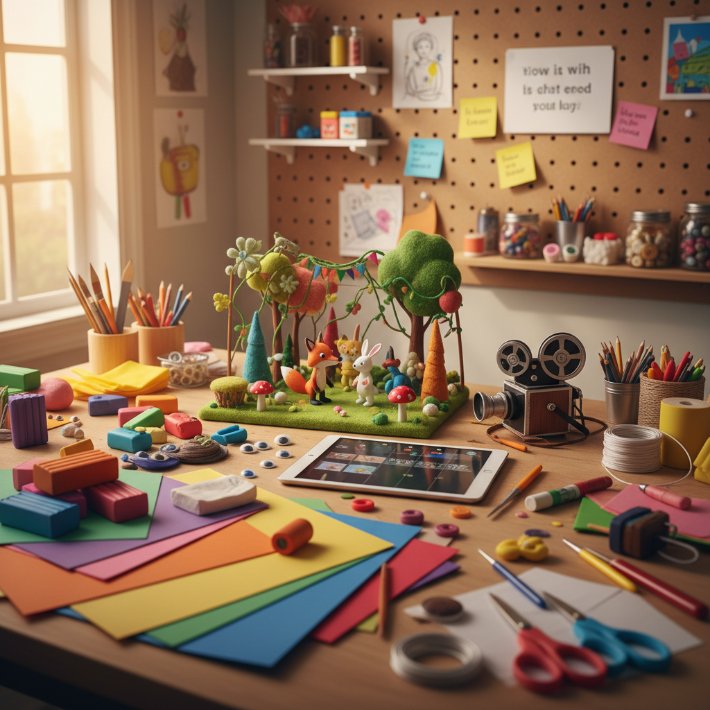 Stop-Motion Animasyon: Evde Kısa Film Yapma Rehberi