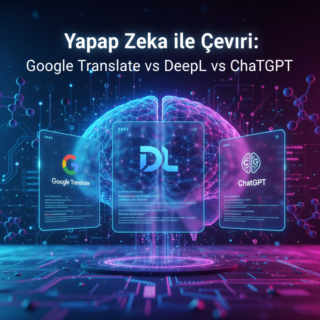Yapay Zeka ile Çeviri: Google Translate vs DeepL vs ChatGPT