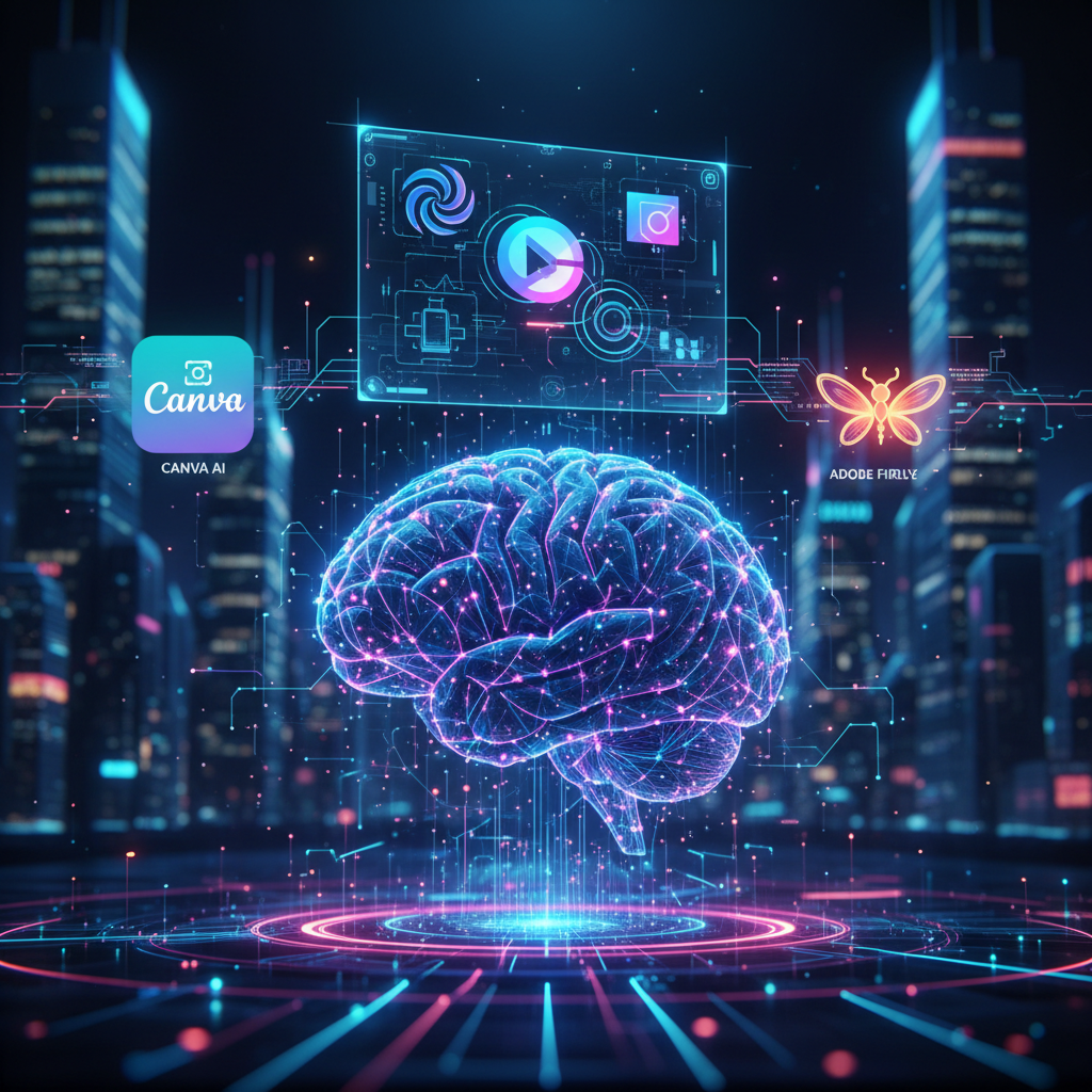 Yapay Zeka ile Logo ve Grafik Tasarım: Canva AI, Adobe Firefly Rehberi