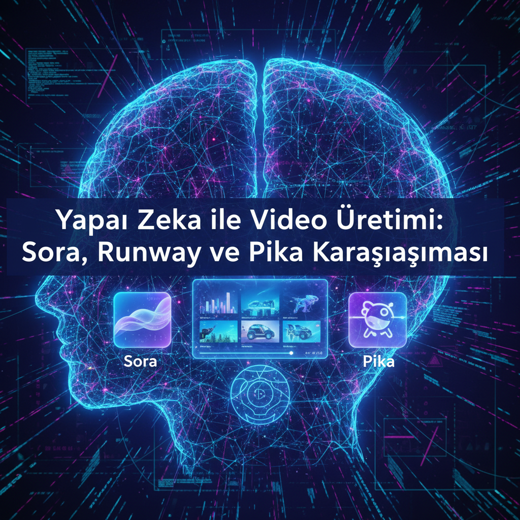 Yapay Zeka ile Video Üretimi: Sora, Runway ve Pika Karşılaştırması
